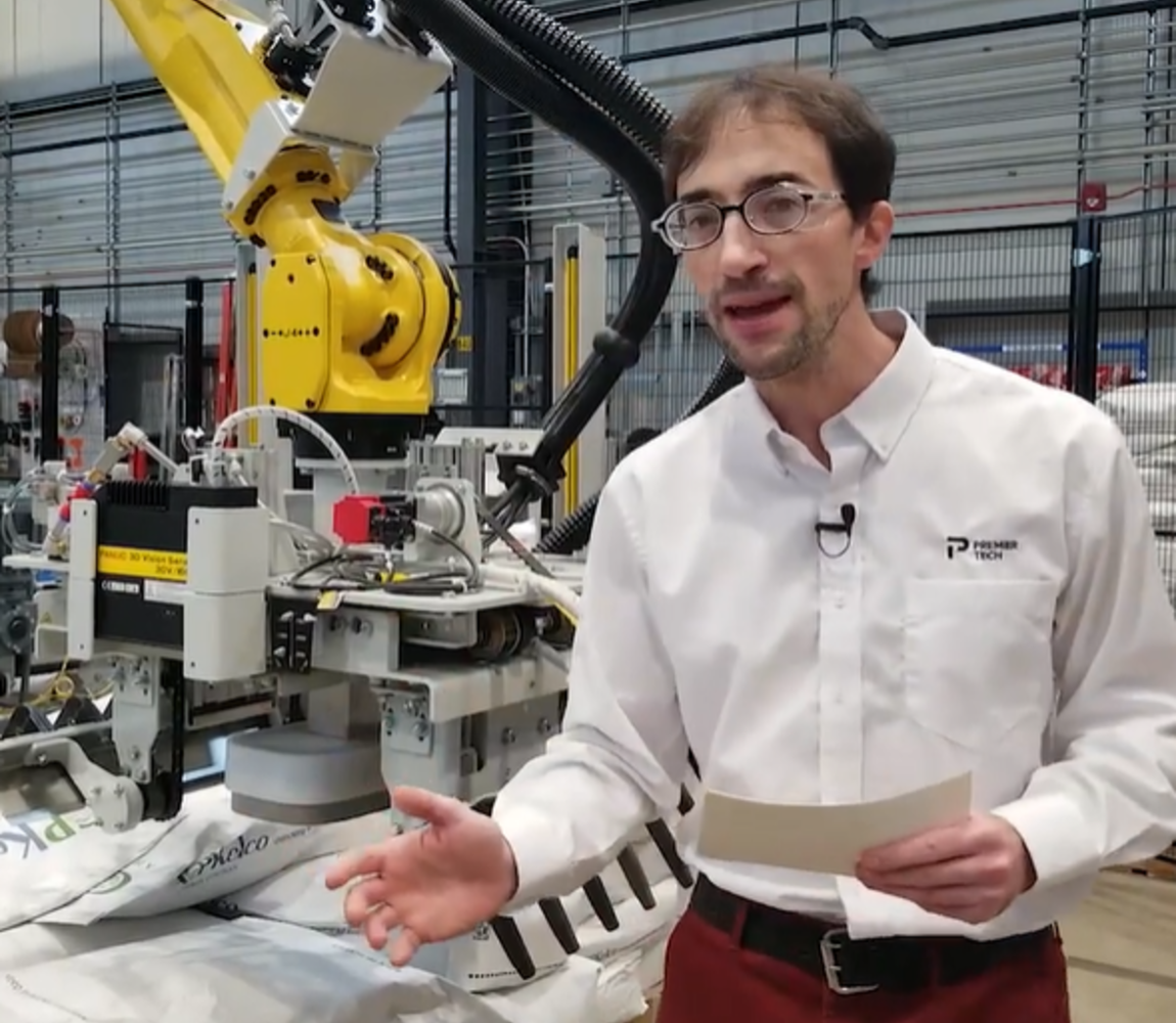 LIVE DEMO: Multiple pallets bags depalletizing LIVE DEMO: Multiple pallets bags depalletizing