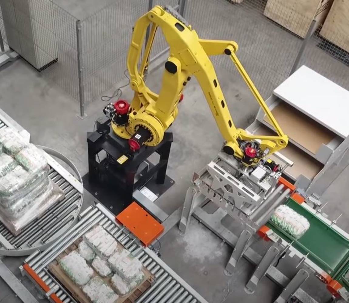 robotic-palletizer-RPW Series-video-1-splashimage Robotic palletizer RPW Series - top view - Premier Tech