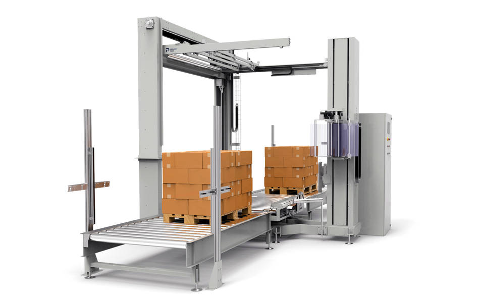 Rotary Stretch Pallet Wrapper