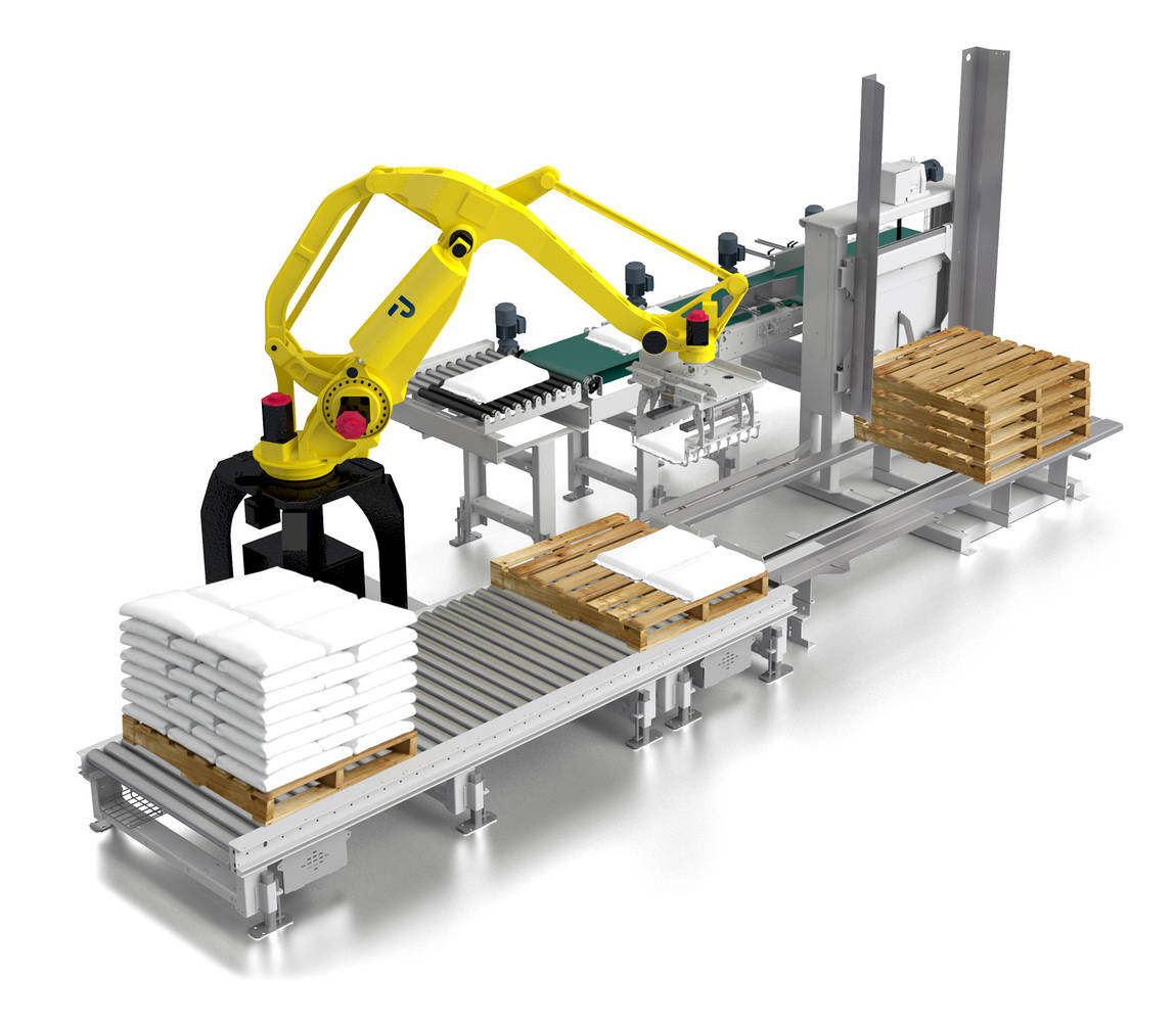 Robotic palletizer - bags - RPL Series CAD