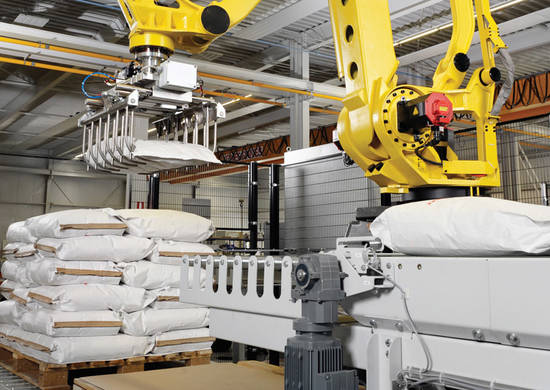 Robot Palletiser for bags Robot Palletiser for bags