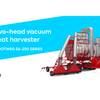 Two-head vacuum peat harvester - Thumbnail. Two-head vacuum peat harvester - Thumbnail