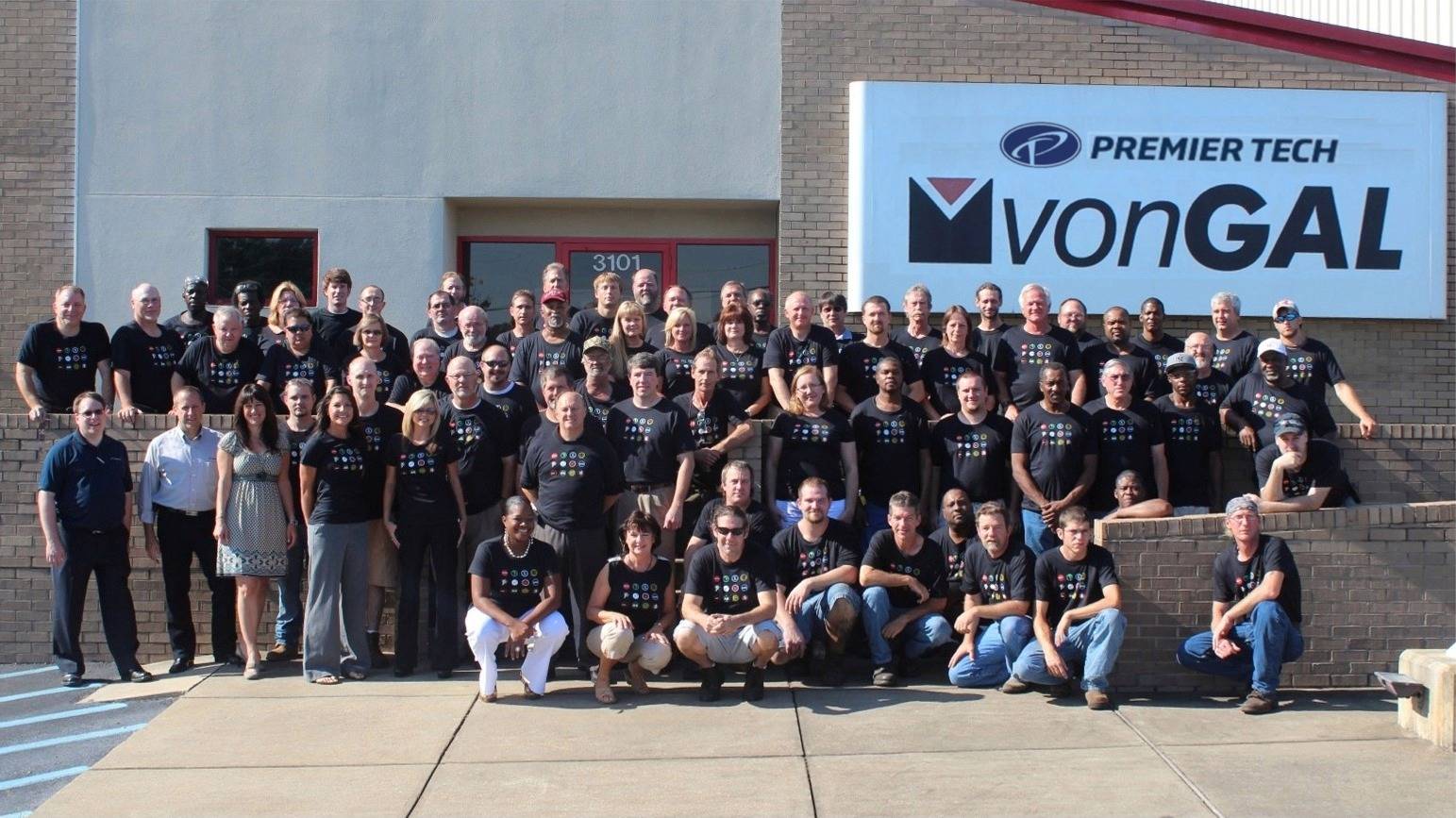 The vonGAL team joining Premier Tech in 2012
